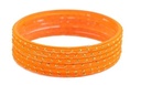 Haldi Yellow Glass Bangles – 2.08" Diameter / Set of 12