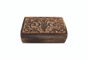 Earth Goddess Carved Wooden Box – 6" x 4"