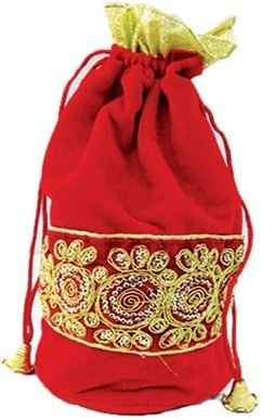 Red Swirl Gift Bag