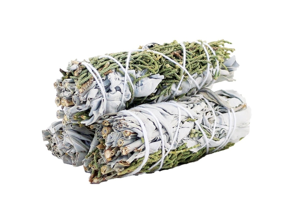 White Sage & Juniper Smudge Stick – 4"