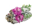 Dahlia White Sage Smudge Stick – 4"