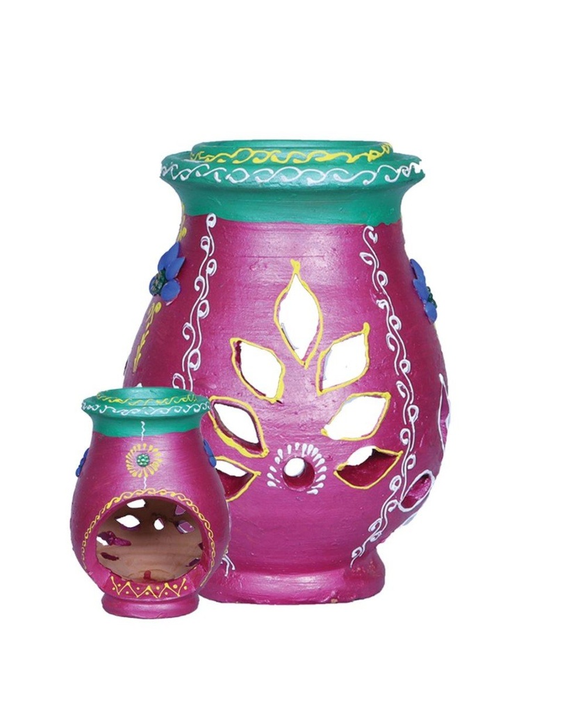 Purple Diya – 5"