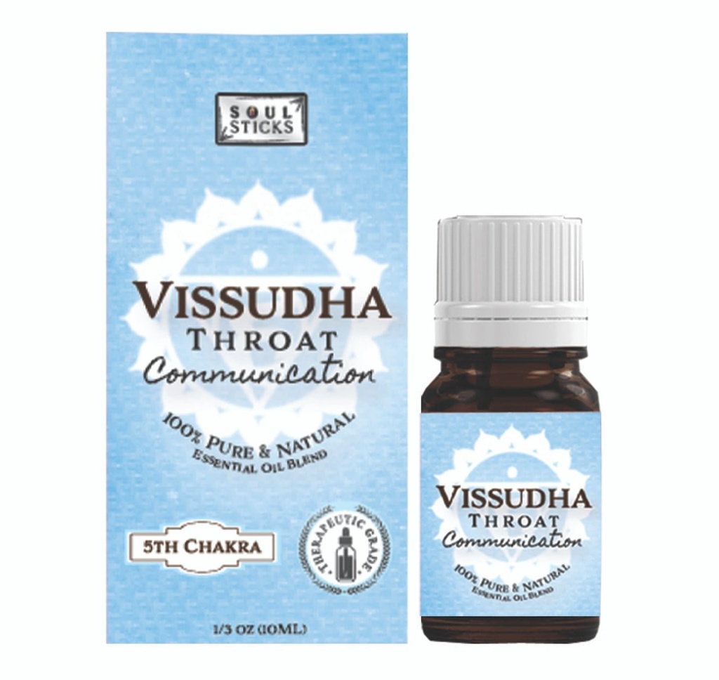 [91616] Throat Chakra (Vishuddha) Essential Oil – 10ml