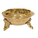 Brass Charcoal Burner w/ 3 Legs – 2.25"