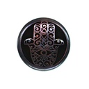 Hamsa Hand Aluminum Incense Burner – 3.5"