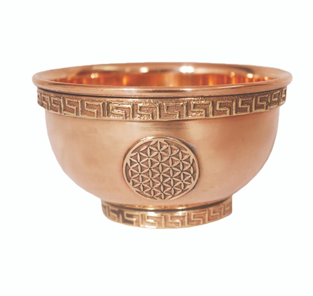 [91736] Flower of Life Copper Bowl (B) – 3"