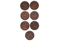 7 Chakras Mango Wood Disc Incense Burner Set – 3.5" / Set of 7