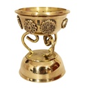 7 Chakras Brass Screen Charcoal Burner – 3.5"