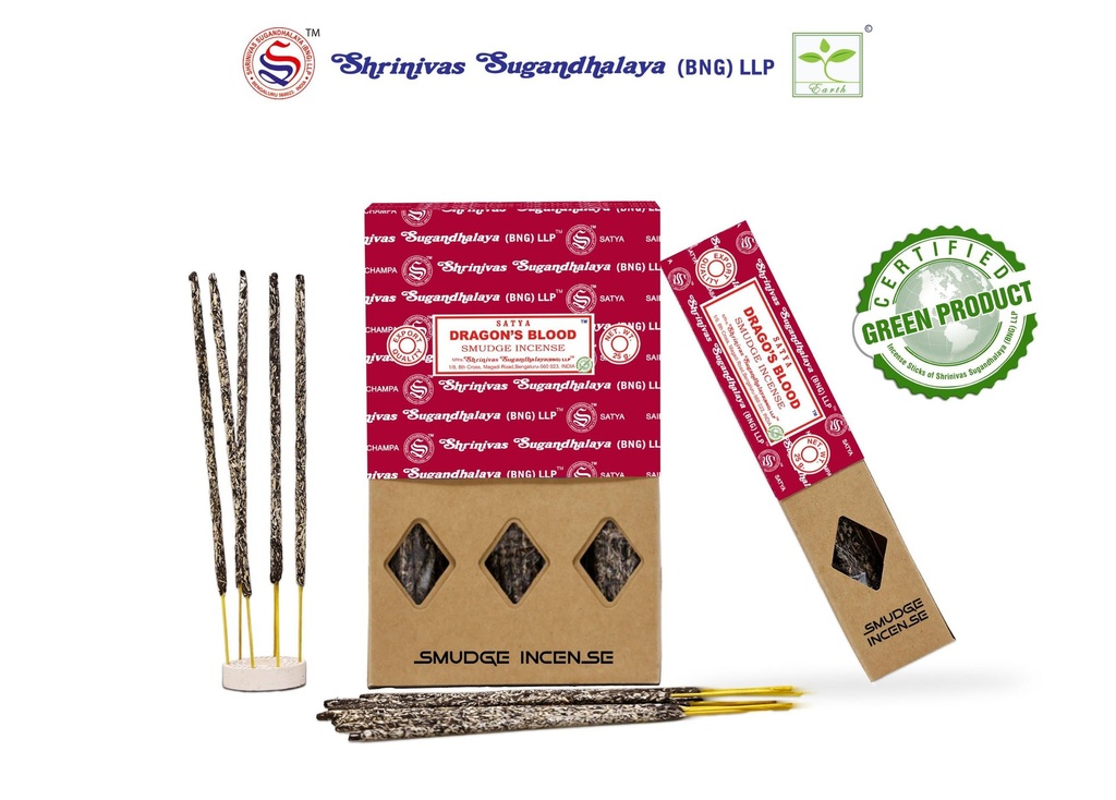 [91790] Satya Dragon's Blood Smudge Incense – 25g