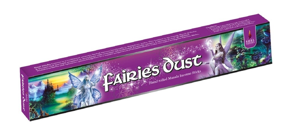 Soul Sticks Fairies Dust Masala Incense Sticks – 15g / 12-Pack Box