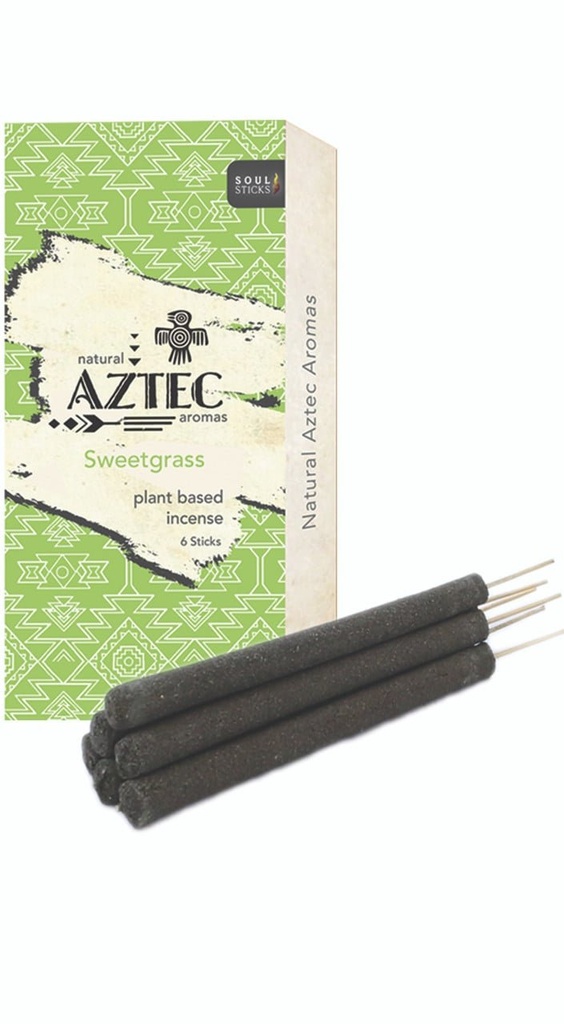 Aztec Sweetgrass Plant-Based Incense Sticks