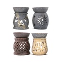 Soapstone Oil Lamp – 3" / Set of 4
