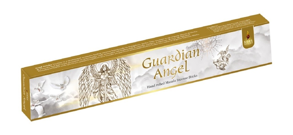 Soul Sticks Guardian Angel Masala Incense Sticks – 15g / 12-Pack Box
