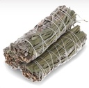 White Sage & Lemongrass Smudge Stick – 4"