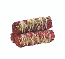 Dragon's Blood Sage w/ Wildflowers Smudge Stick – 4"