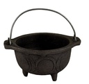 Triple Moon Cast Iron Cauldron – 4"