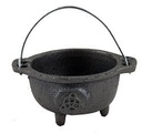 Triquetra Cast Iron Cauldron – 4"
