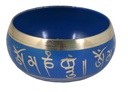 4.25" Blue Hand of Hamsa Tibetan Singing Bowl