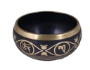 4.25" Black Tree of Life Tibetan Singing Bowl