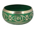 4.25" Green Tree of Life Tibetan Singing Bowl