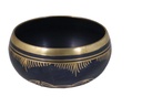 4.25" Black Flower of Life Tibetan Singing Bowl