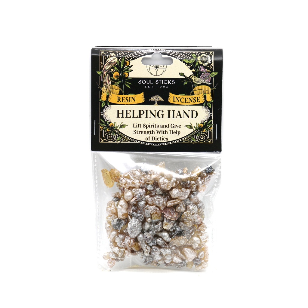 Helping Hand Natural Resin Incense – 1 oz