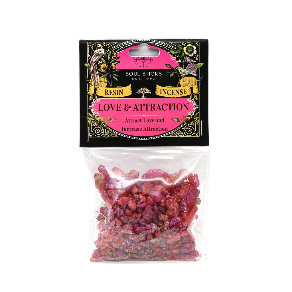Love & Attraction Natural Resin Incense – 1 oz
