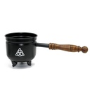 Triquetra Smudge Pot w/ Handle – 4"