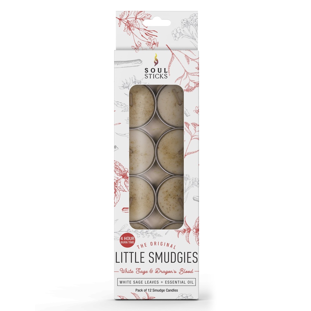 Little Smudgies Candle White Sage & Dragon's Blood Pack