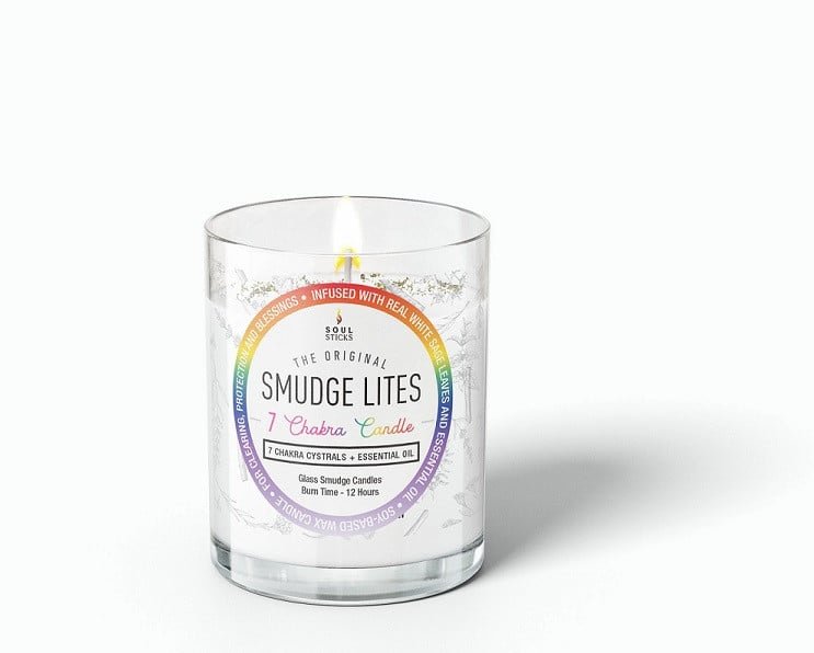 Smudge Lites Candle 7 Chakras – 4"