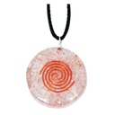 Rose Quartz Orgonite Crystal Necklace – 4cm
