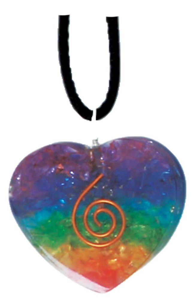 7 Chakras Orgonite Crystal Necklace – 3.5cm