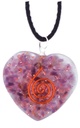Amethyst Orgonite Crystal Necklace – 3.5cm