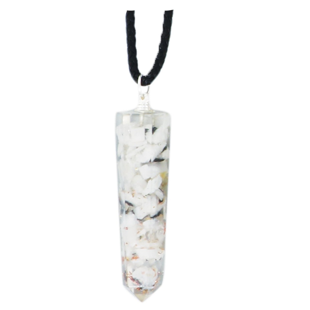 Moonstone Orgonite Crystal Necklace – 4.5cm