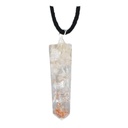 Clear Quartz Orgonite Crystal Necklace – 4.5cm