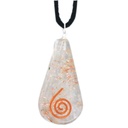 Selenite Orgonite Crystal Necklace – 4.5cm
