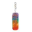 7 Chakras Orgonite Crystal Keychain – 4.5cm