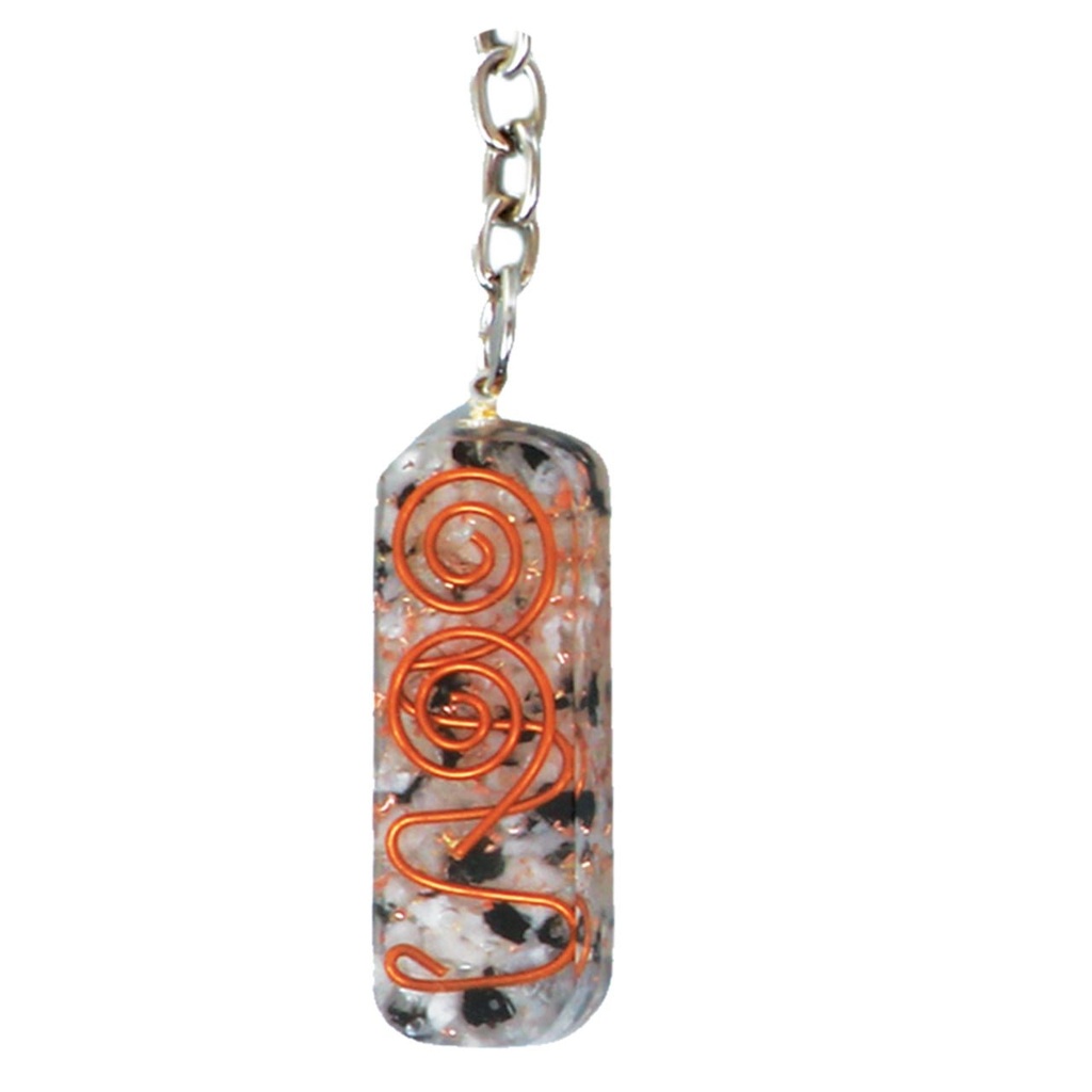 [92051] Moonstone Orgonite Crystal Keychain – 4.5cm