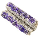 9" Purple Daze White Sage Smudge Stick