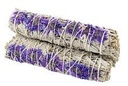 6" Purple Daze White Sage Smudge Stick