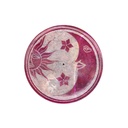 Pink Celestial Soapstone Incense Burner – 4"