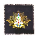 Chakra Meditation Altar Cloth Tapestry – 18" x 18"
