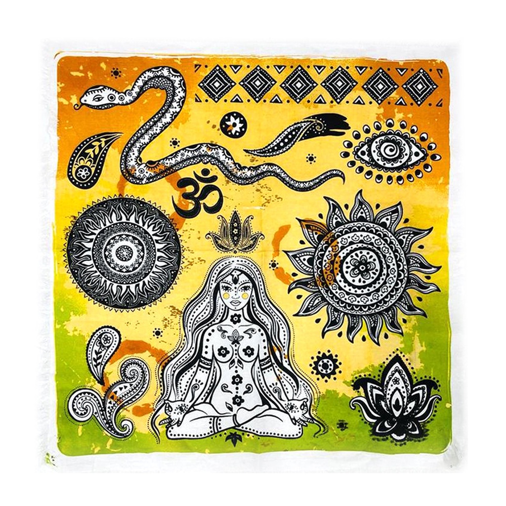 Meditation Altar Cloth Tapestry – 18" x 18"