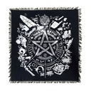 Pentagram Altar Cloth Tapestry – 18" x 18"
