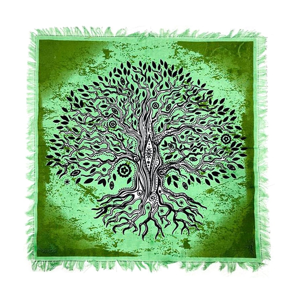 Tree of Life Altar Cloth Tapestry – 18" x 18"