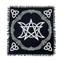 Triple Moon Altar Cloth Tapestry – 18" x 18"