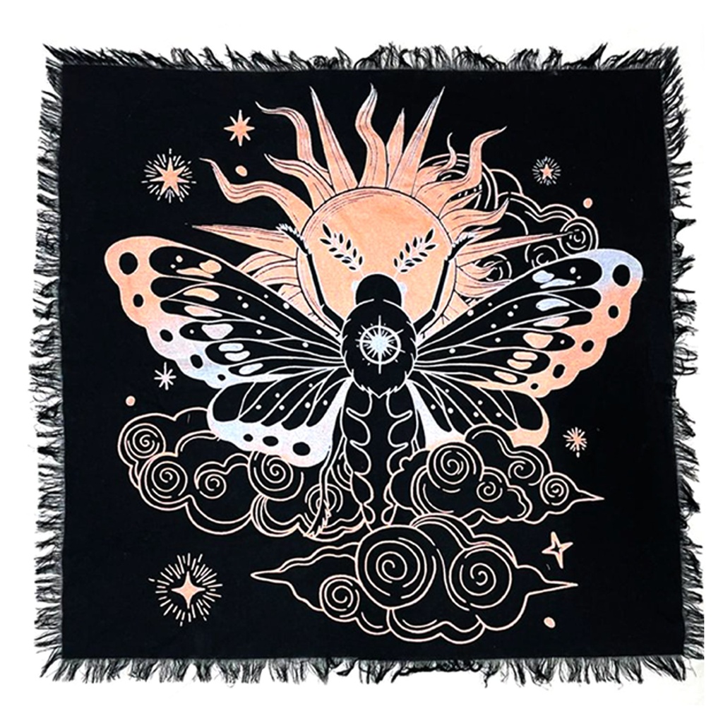 Moth Altar Cloth Tapestry – 24" x 24"