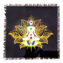 Chakra Meditation Altar Cloth Tapestry – 24" x 24"