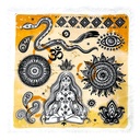 Meditation Altar Cloth Tapestry – 24" x 24"