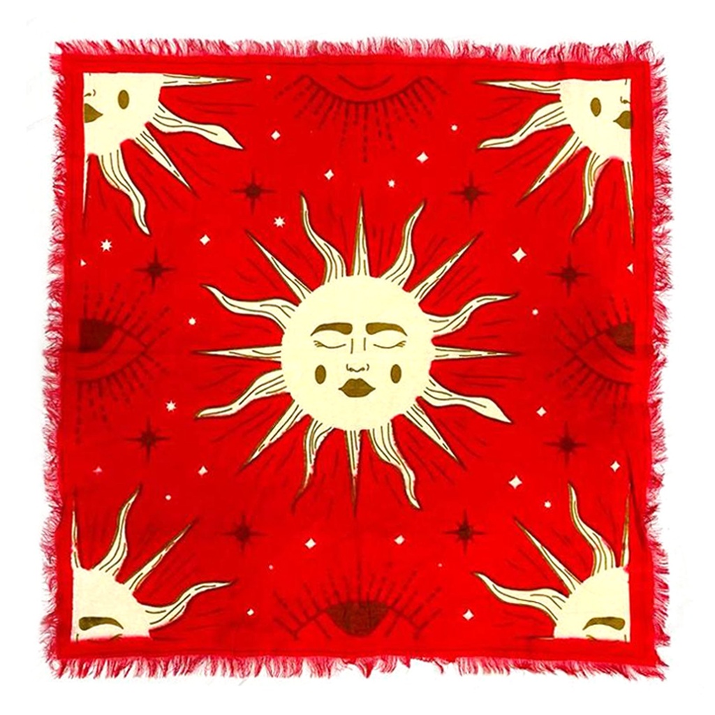 Celestial Sun Altar Cloth Tapestry – 24" x 24"